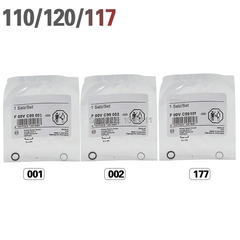 

FOR BOSCH 110 120 177 Diesel Common Rail Injector Nozzle Seal Washer Ring Valve Ball Repair Kits 10PCS/BAG