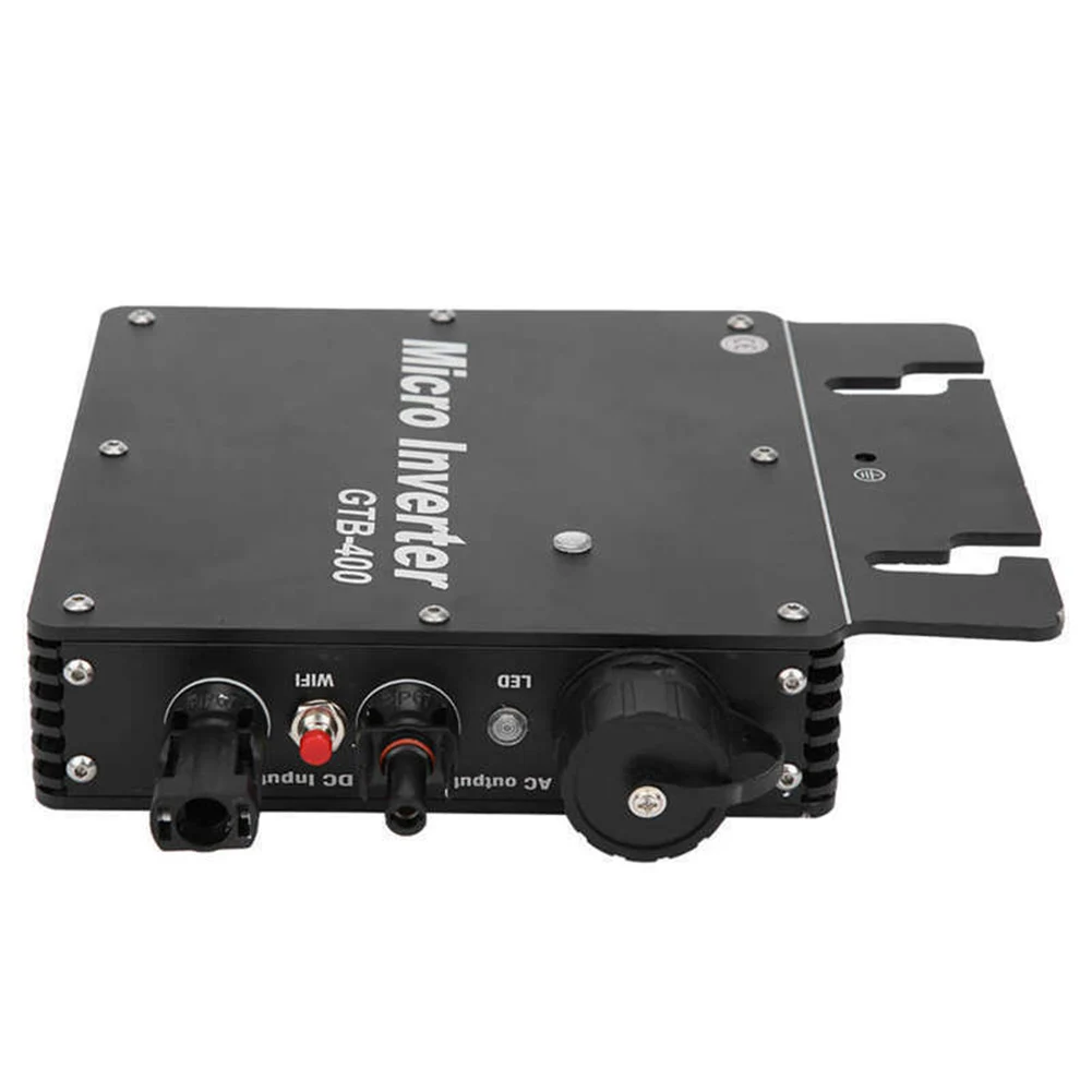 

Solar Power Inverter 400W Aluminium Alloy Black GTB-400 400W Inverter Solar Grid Tie High Quality New Practical