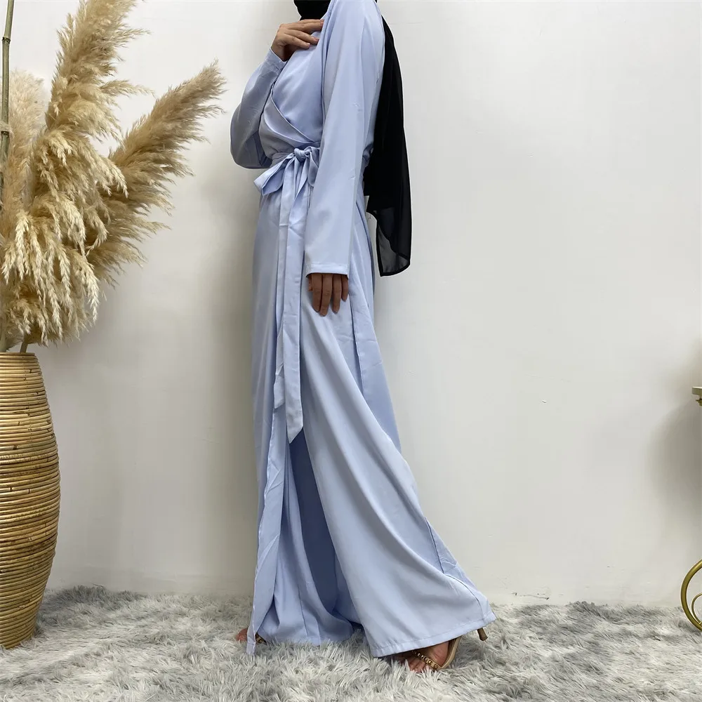 2023 New  Muslim Sets for Women modest outfits Fashion Large Swing 1-piece Jumpsuit Wide-leg Pants  абая женская Дубай