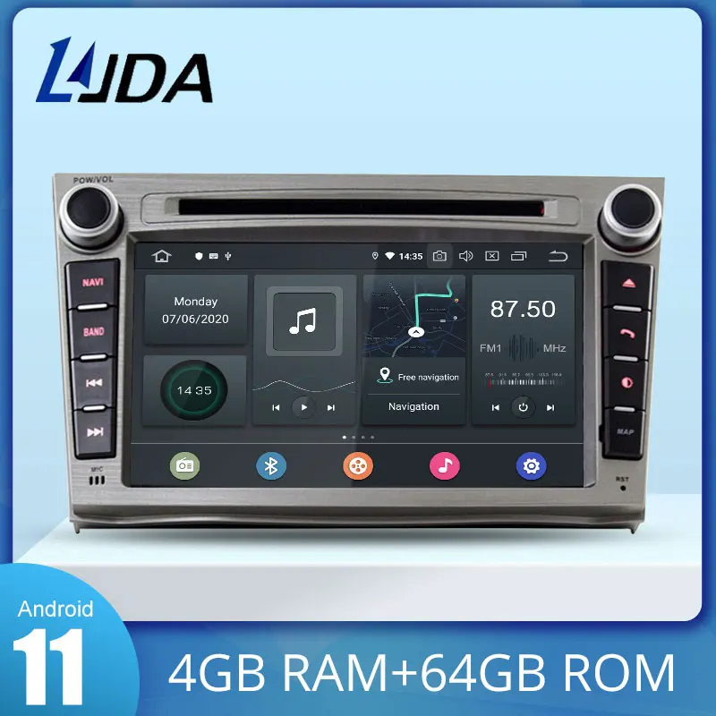 

LJDA Android 11 автомобильный DVD-плеер для SUBARU OUTBACK 2008-2013 GPS-навигация стерео 2 Din автомобильный радиоприемник 4G + 64G Мультимедиа DSP 8 ядер