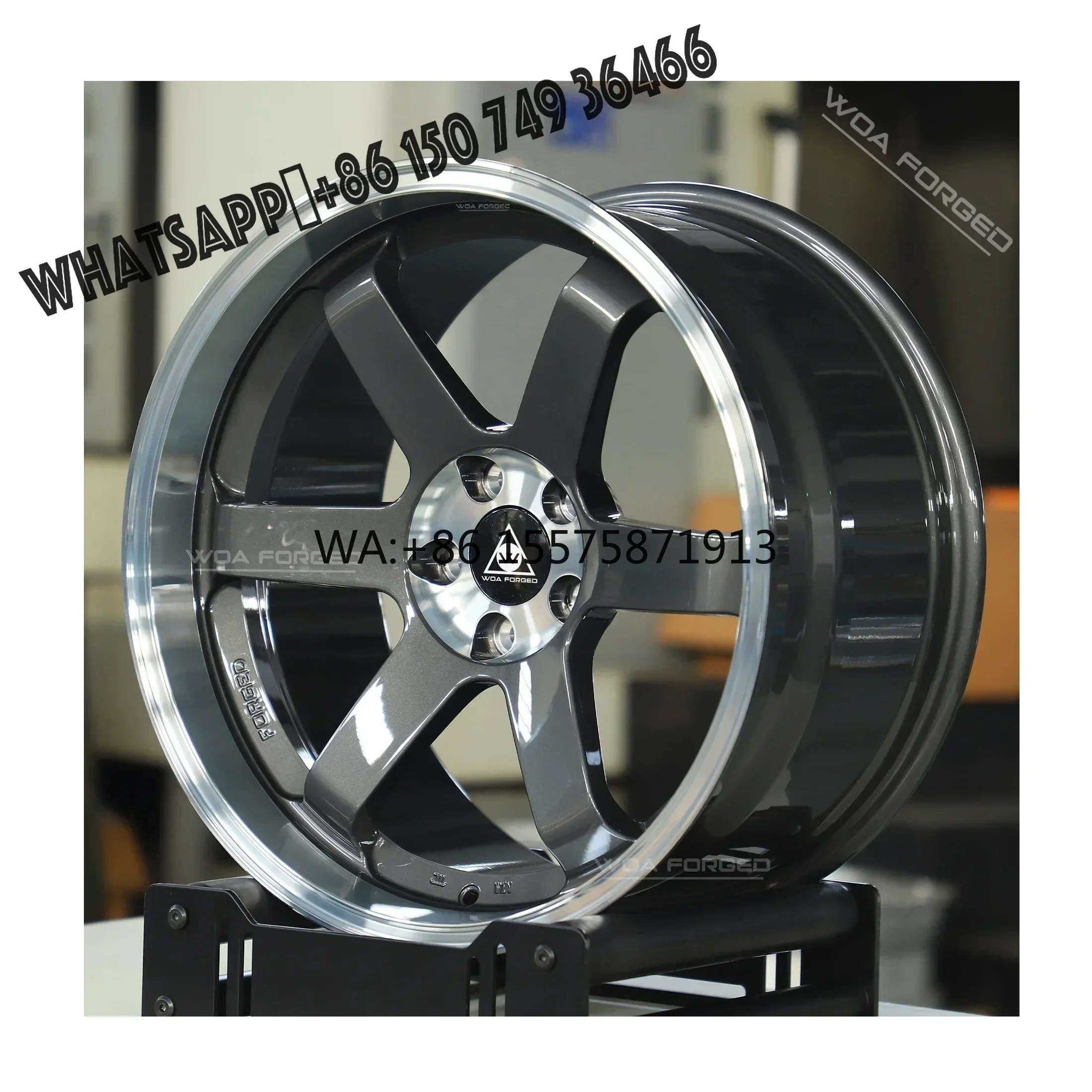 Фото Кованые легкосплавные диски DOT TE37 SAGA S-plus 6061-T6 с 6 спицами, однодисковые, легкие, 5x120 5x112, для BMW. №1