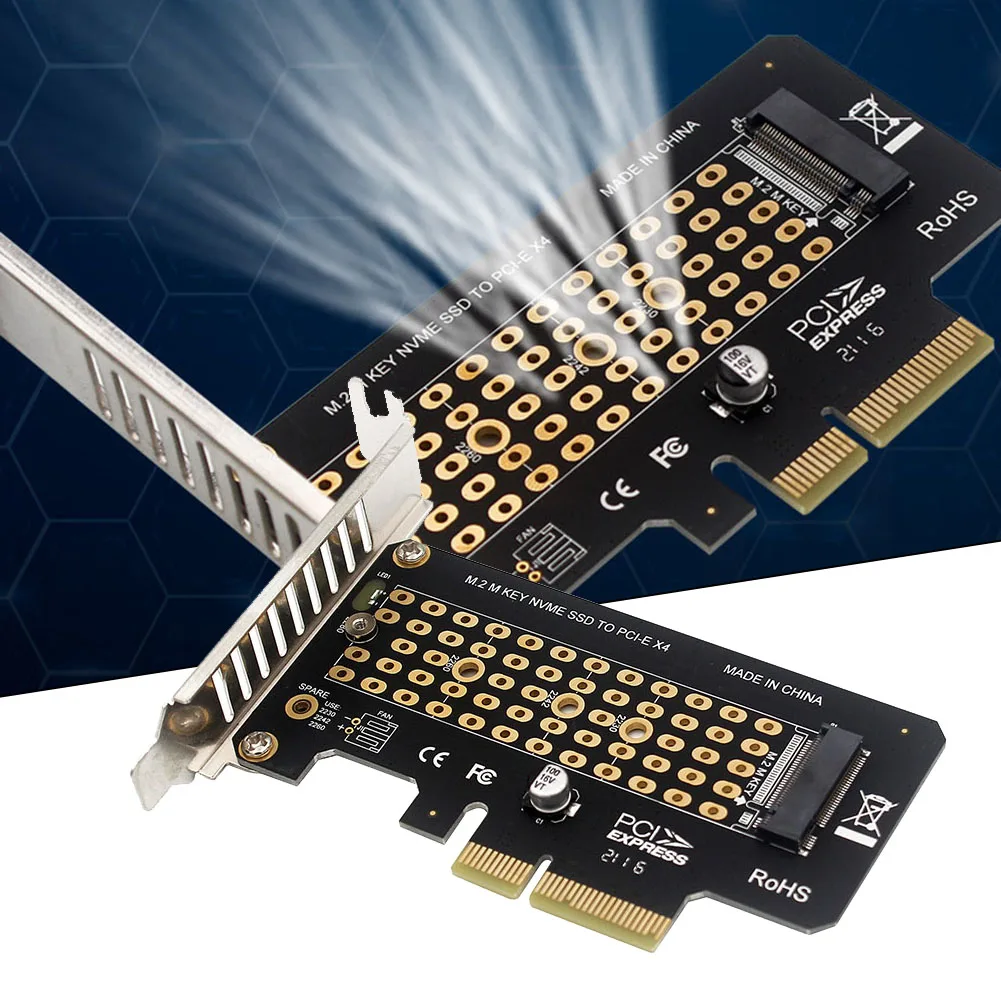 

Адаптер M.2 NVMe SSD на PCIE 3,0 X1 X4 X16, 1 комплект