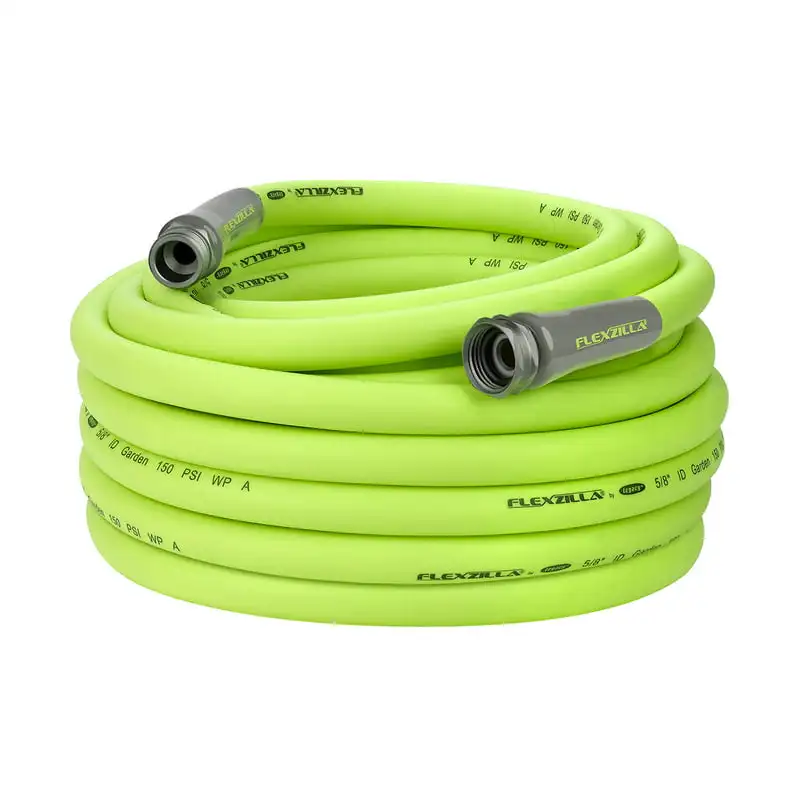 

® Garden Hose, 5/8" x 100', 3/4" - 11 1/2 GHT Fittings, ZillaGreen® Garden Watering Hose Tool