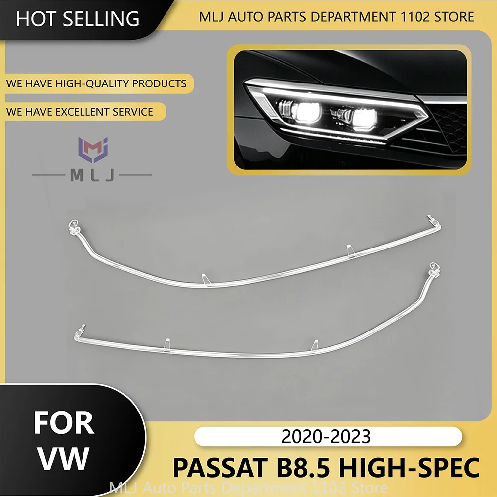 Фото Для Volkswagen VW Passat B8.5 2020 2021 2022 2023: Высококачественная световодная полоса DRL для фар, трубка Angel Eye, автомобильные аксессуары №1