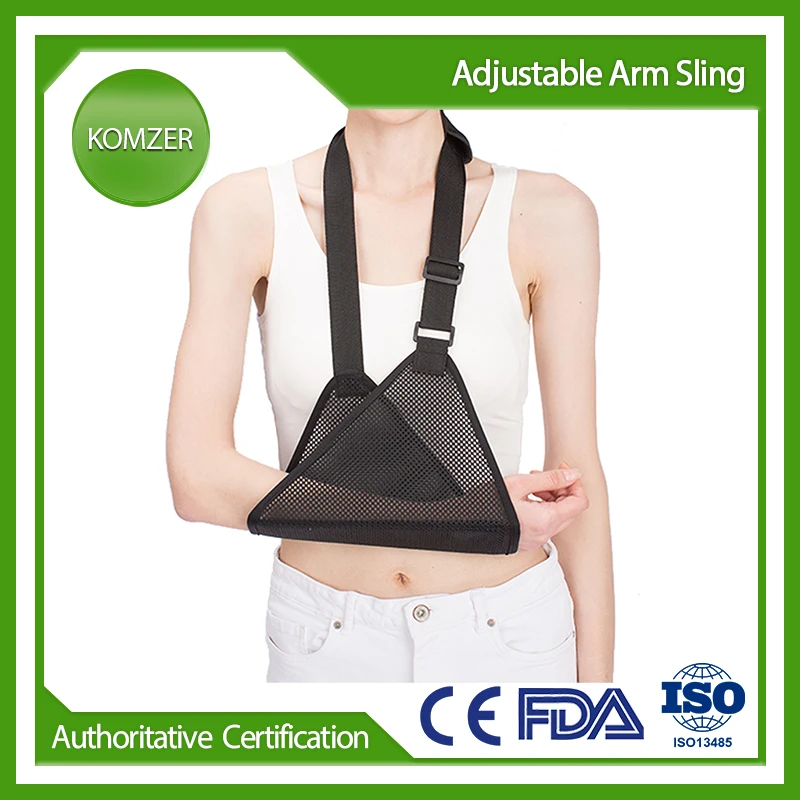 

Triangle Dislocated Arm Sling Medical Rotator Cuff Wrist Elbow Forearm Immobilizer Support Brace Strap With Soft Comfortable Pad