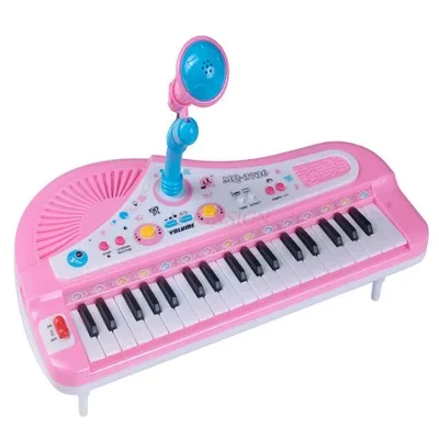 

Children's Electronic Piano 37 Key Microphone Authentic Electronic Piano Baby Educational Multifunction Piano