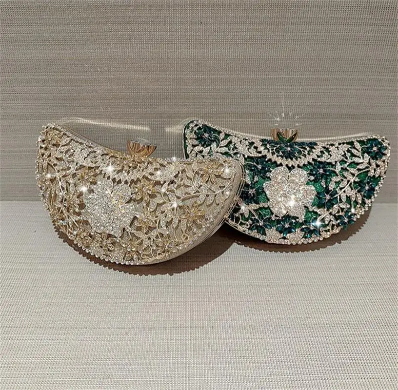 Женский клатч с бриллиантами роскошные вечерние сумки свадебные кристаллами и