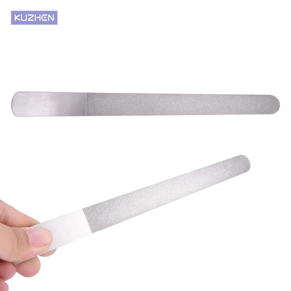 

Stainless Steel Nail Files Buffer Sanding Polishing Nail Grinding Blocks Grind Sand Nail Art Pedicure Manicure Metal