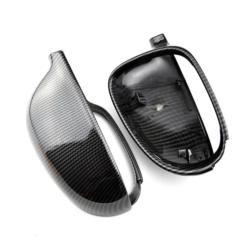 

Модная яркая черная крышка для зеркала заднего вида, крышка для зеркала заднего вида для VW ForVolkswagen ForPassat B6 R36 Golf 5 ForJetta MK5, автозапчасти