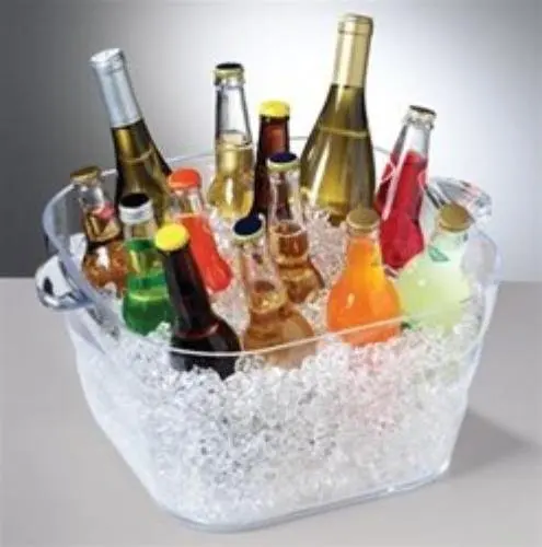 

Big Square Party Tub (Clear)