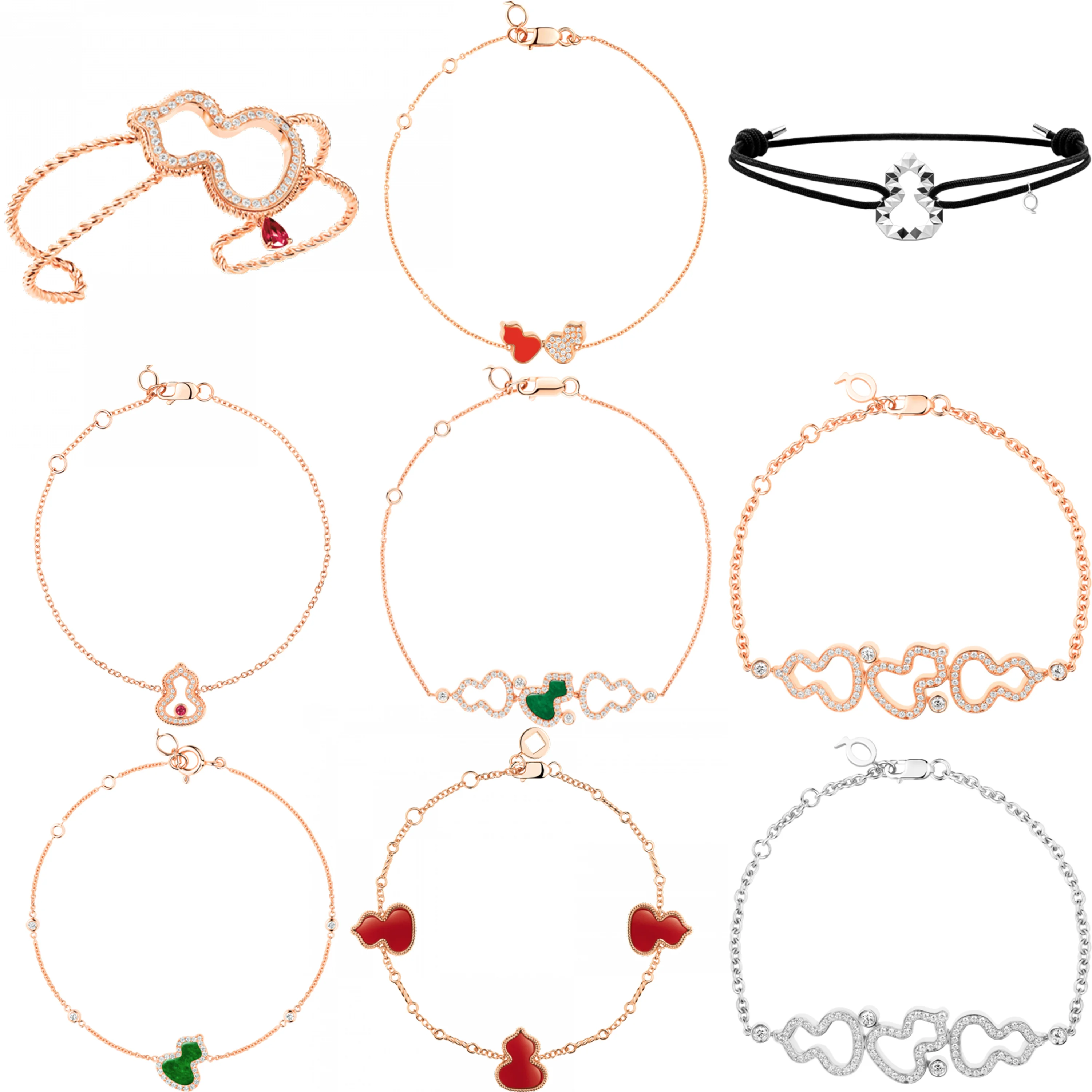 Браслет из серебра 925 пробы с разноцветными драгоценными камнями