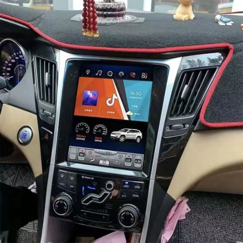 

Автомобильная Мультимедийная система, проигрыватель на Android 11, с 2 разъемами, с Bluetooth, GPS, для Hyundai Sonata 8, 10-15 годов