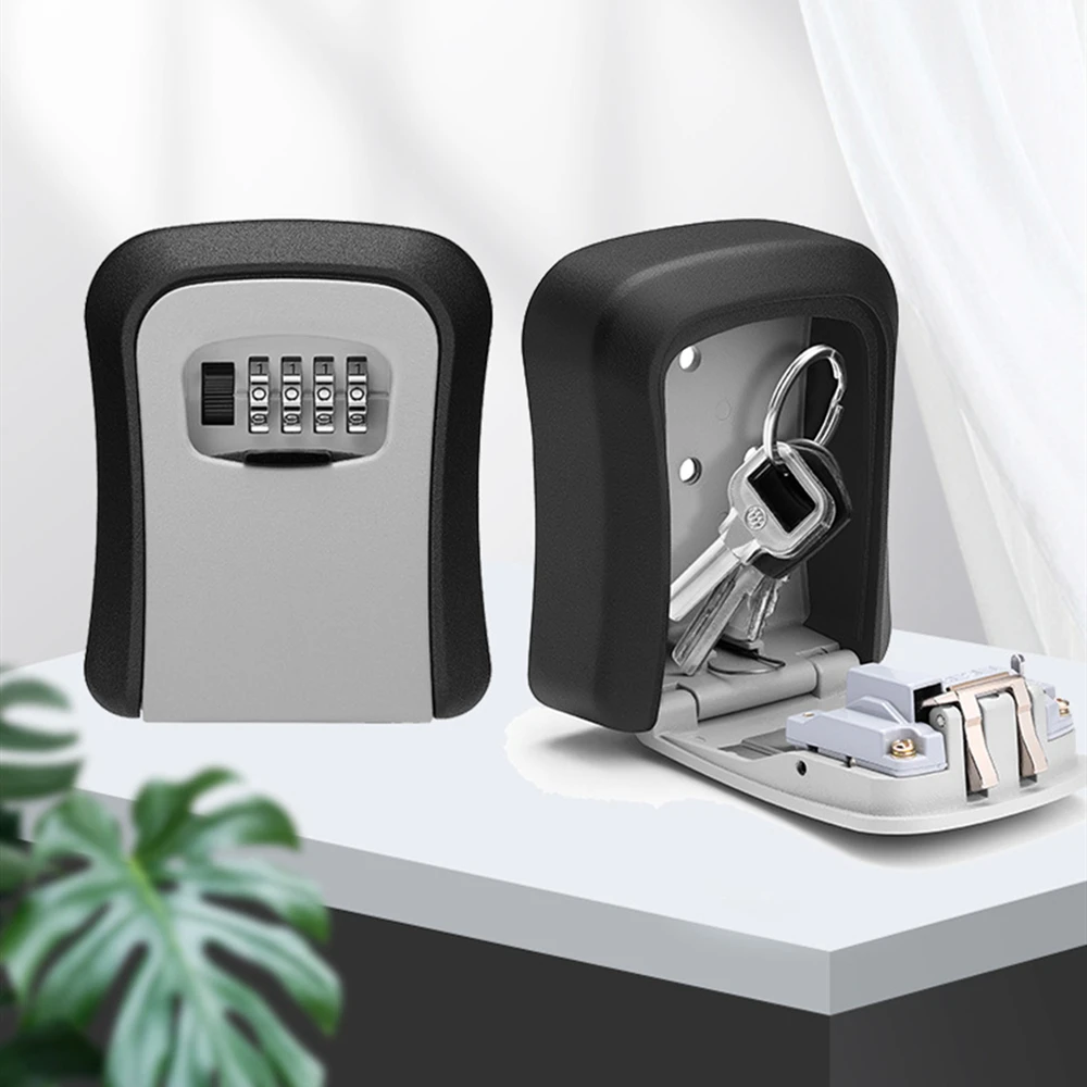 Ящик для ключей настенный из алюминиевого сплава сейф с защитой от погодных