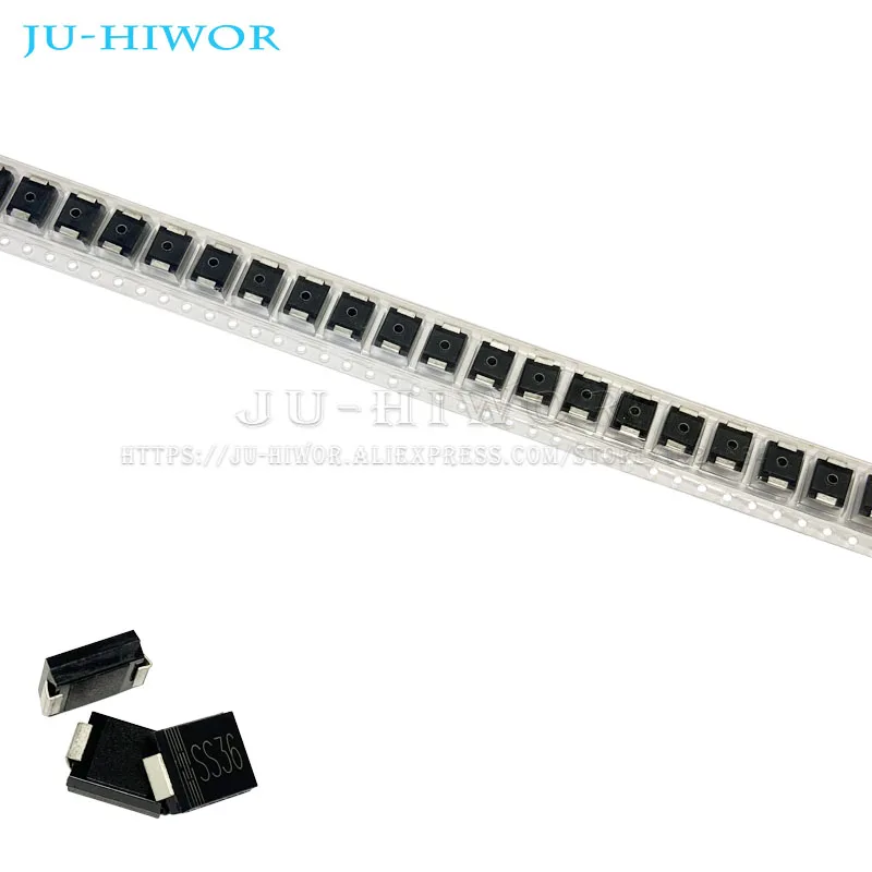 Коммутационный выпрямитель с барьером SMC Schottky, диод SS34, SS54, SS36, SS56, SS310, SS510, SS520, B540C, B560C, S3M, S10M, ES3J, RS3M, US5M, SS10100