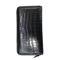 new mens genuine leather luxury wallet leisure business zipper handbag high quality fashion trend purse cozy casual clutch bag