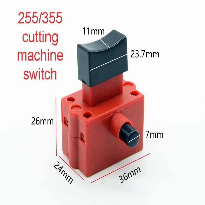 Подходит для переключателей стальных режущих станков 355 350, 10А, переключатель Damei 255, аксессуары для переключателей алюминиевых пильных станков