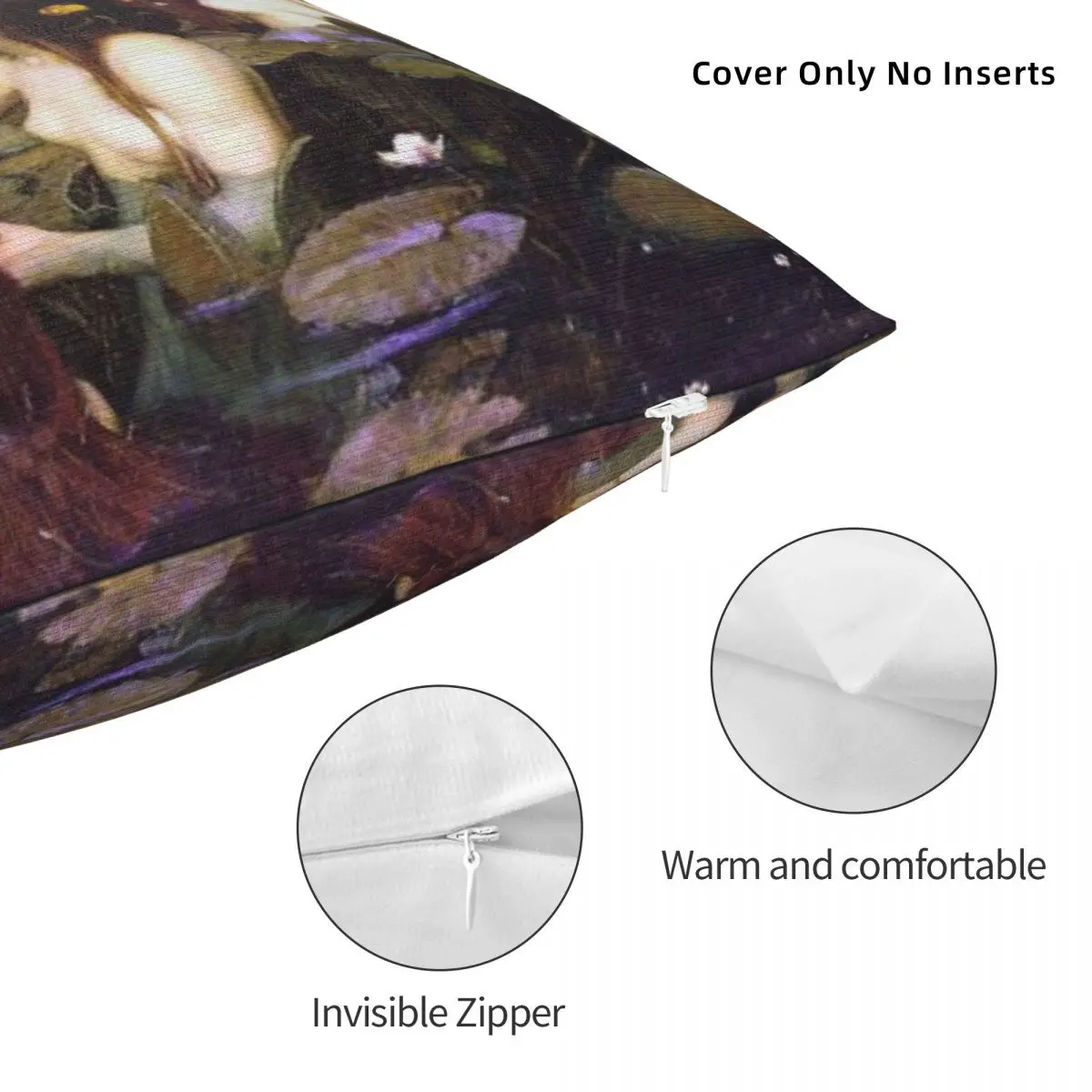 Hylas And The nymphi By J W Waterhouse Подушка Чехол