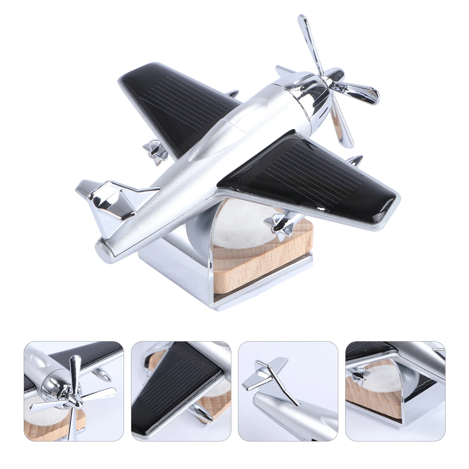 

Car Air Aromatherapy Diffuser Freshener Ornament Airplane Solar Dashboard Decor Fresheners Auto Helicopter Recordventessential