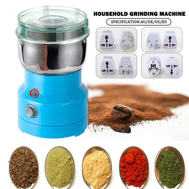 

Multifunction Electric Coffee Bean Grinder Home Bean Spice Salt Pepper Herbs Nuts Spices Mill Grinder Smash Machine 110V-220V