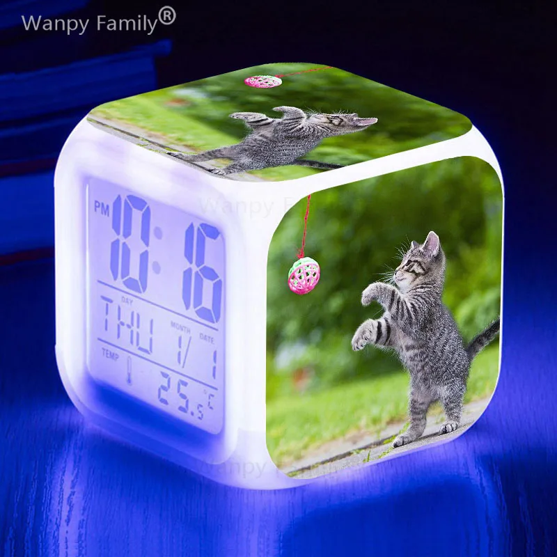 Boys Girls Gifts Student Room Wake Up Timer Home Decor Portable Desk Clock