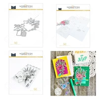 sketched wildflower bouquet cutting dies stamps stencil scrapbook diary decoration embossing template diy greeting card handmade