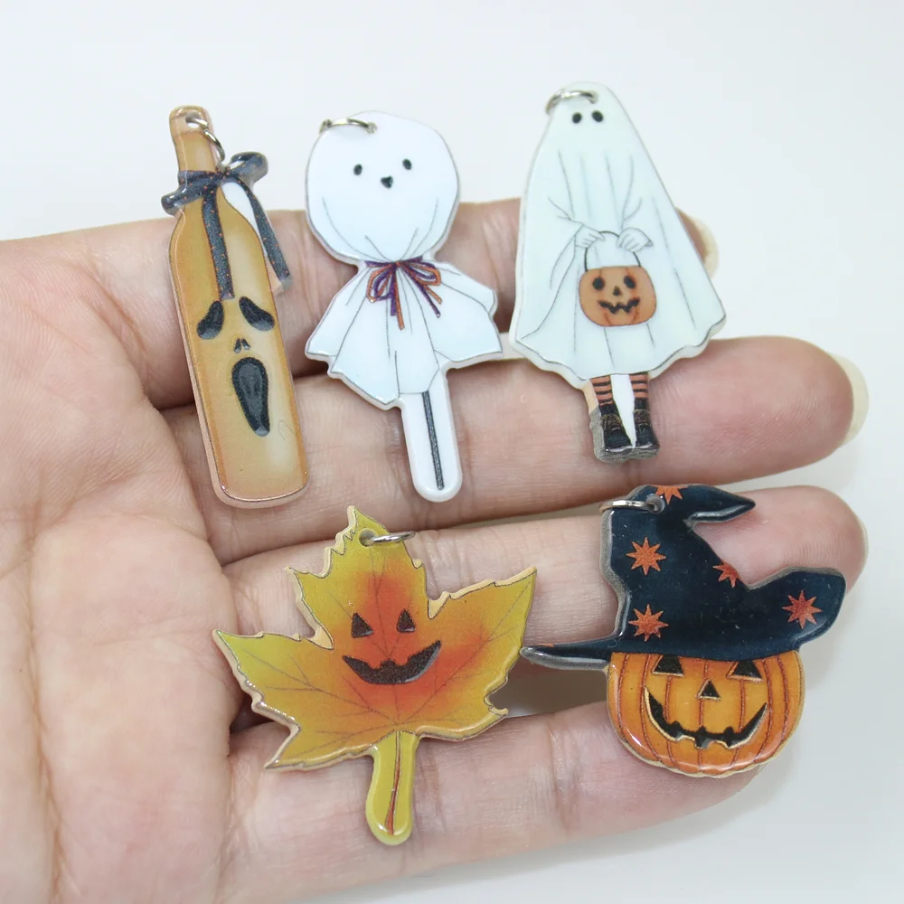 8 шт./партия подвеска в виде тыквы призрака кофе