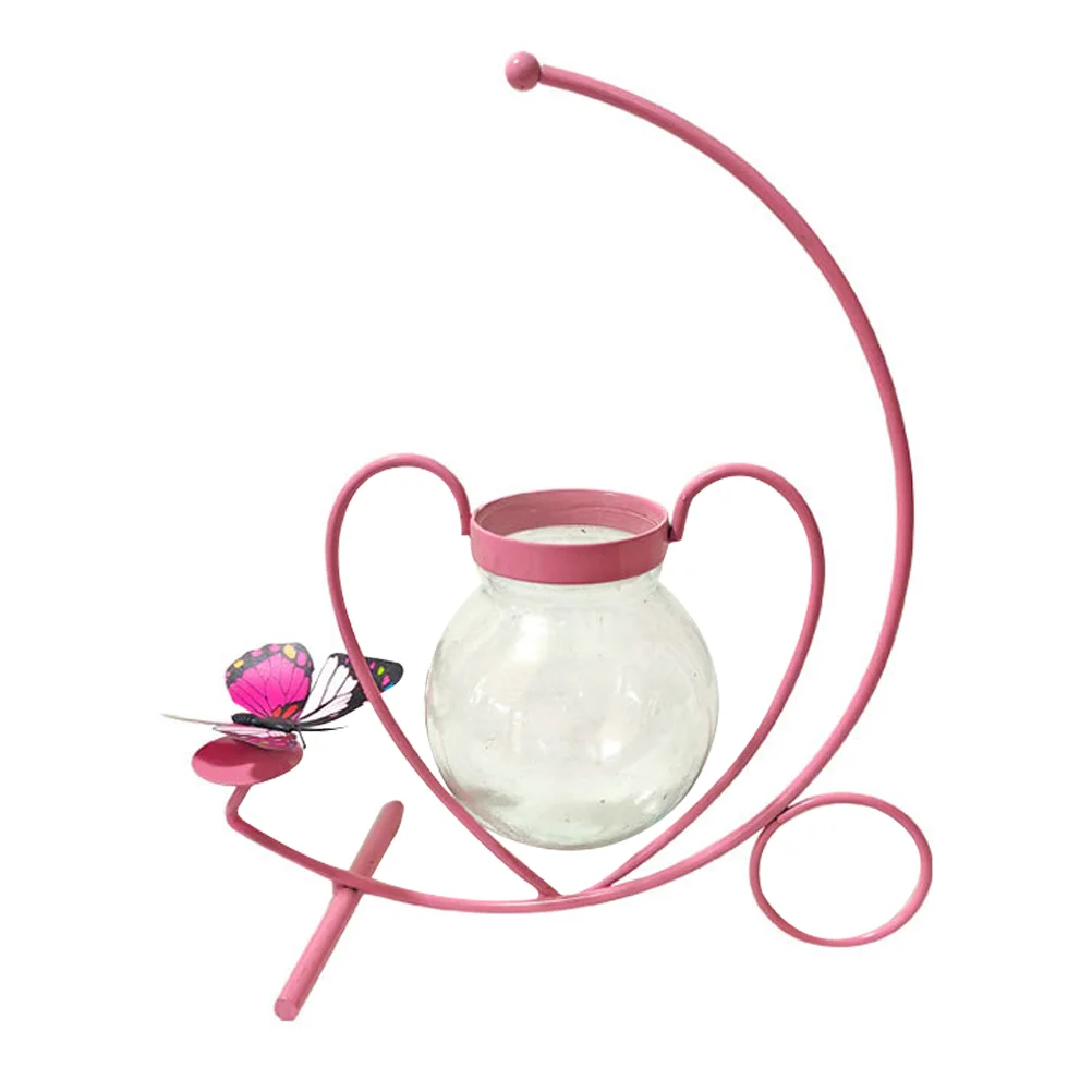 

1pc Glass Vase Home Desktop Decor Creative Vase Ornament for Office Plant Flower Home