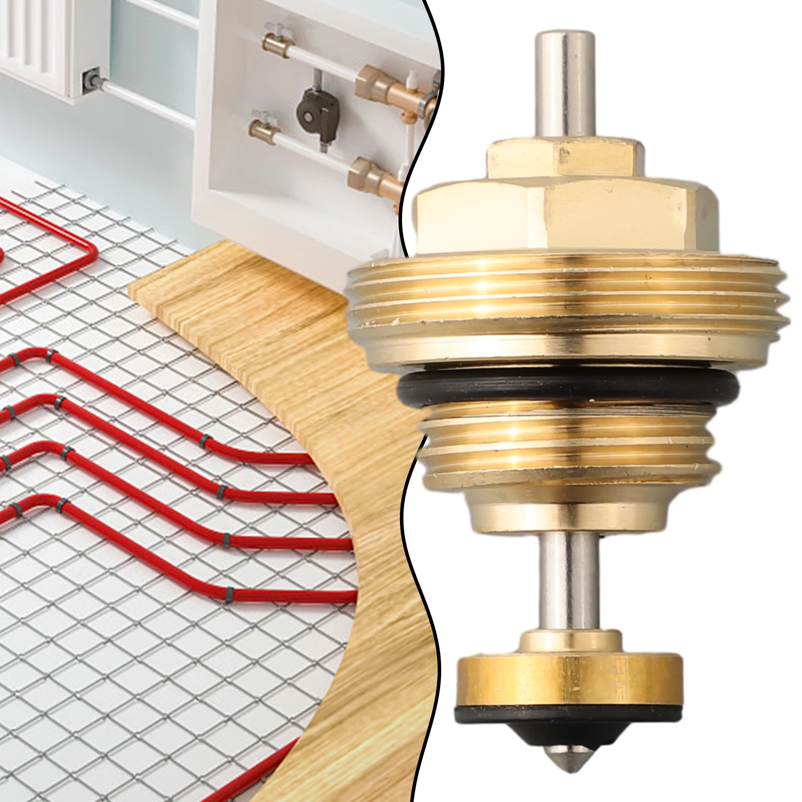 1 шт. M30x1 5 сердечник клапана с обратным штифтом для привода UFH коллектор теплого