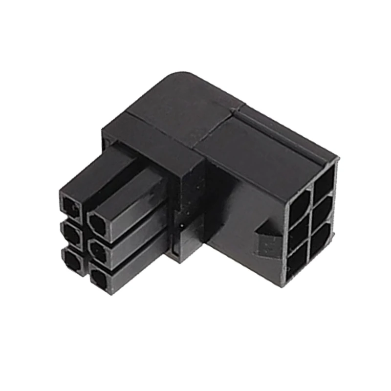 6-контактные адаптеры Разъемы для видеокарты 90° Замена колена Прямая поставка