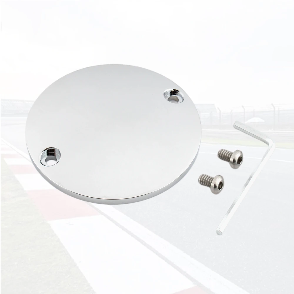 Хромированная крышка с двумя отверстиями таймер зажигания Softail Bigtwin для Harley-Davidso