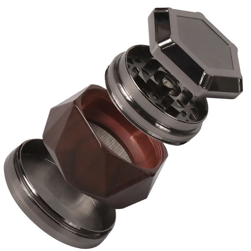 60 мм ручная рукоятка из цинкового сплава мельница для трав дробилка измельчитель