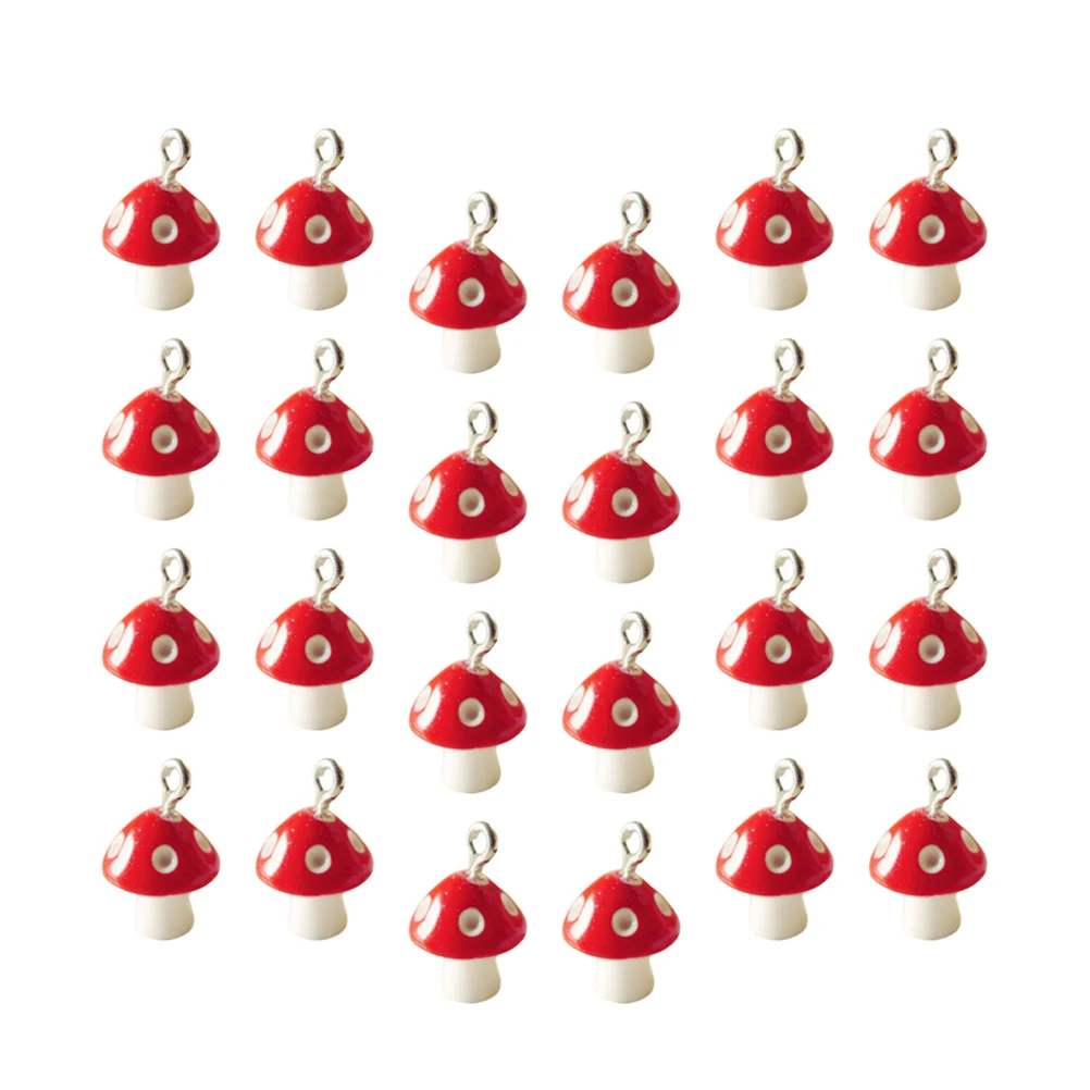 

Mushroom Charms Jewelry Pendant Makingcharm Pendants Resin Beads Diy Necklace Best Earring Craft Epoxy Bracelet Fashion Loose