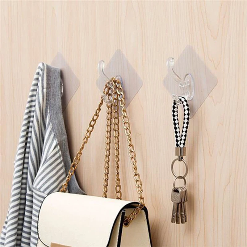 

Punch-free Door Hooks Punch-free Hooks Multi-function Non-marking Hook Practical Convenient Bathroom Coat Storage Hanger