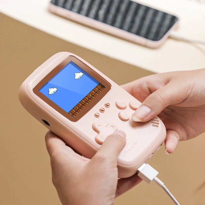 

Handheld Game Player Children Portable Retro Video Game 2.8 Inch Color Screen Retro Console Mini Game Dual USB Output Connection