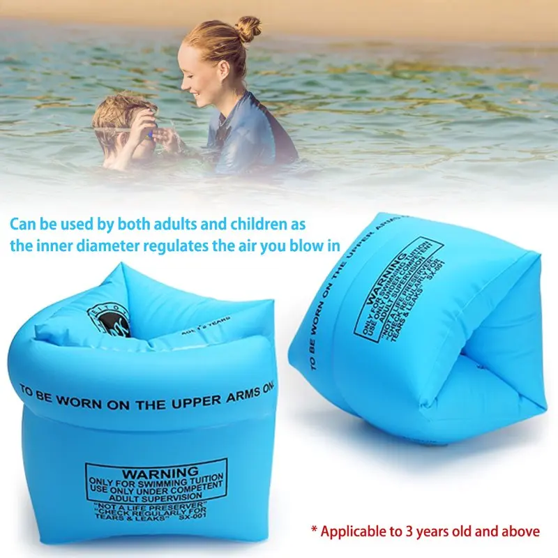 

Inflatable Safety Swimming Arm Bands 2pcs for Adults and Children - Swimming Wing Water Pool Accessories