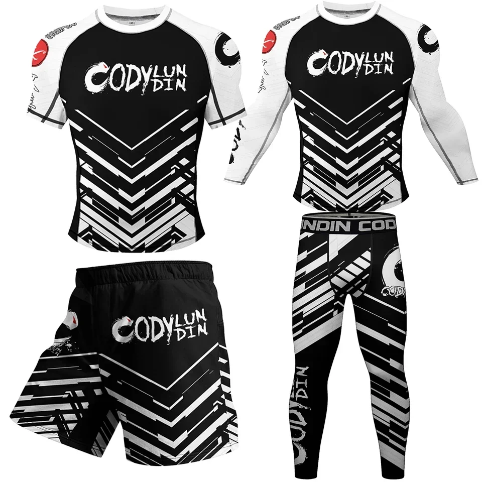 Мужская спортивная одежда для ММА Муай Тай джиу джитсу Рашгард баскетбольная