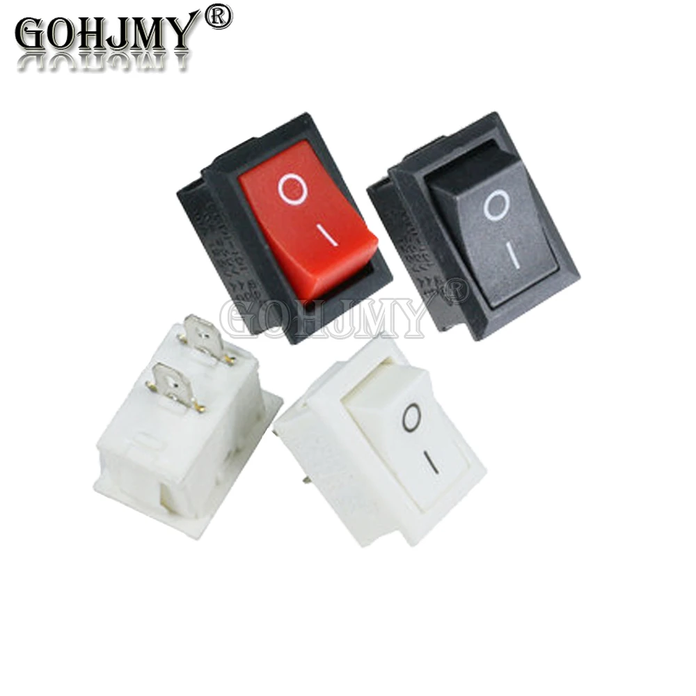 10 шт., 2-контактный переключатель питания KCD1 15*21 мм, 15*21 мм