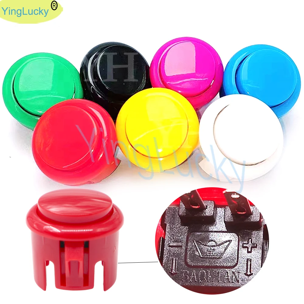 Заводская розетка, аркадные кнопки sanwa диаметром 100 дюйма с внутренней резьбой, 30 мм, 24 мм, кнопки 2,8 мм, подходят для аркадных игровых консолей и аксессуаров Заводская розетка, аркадные кнопки sanwa диаметром 100 дюйма с внутренней резьбой, 30 мм, 24 мм, кнопки 2,8 мм, подходят для аркадных игровых консолей и аксессуаров