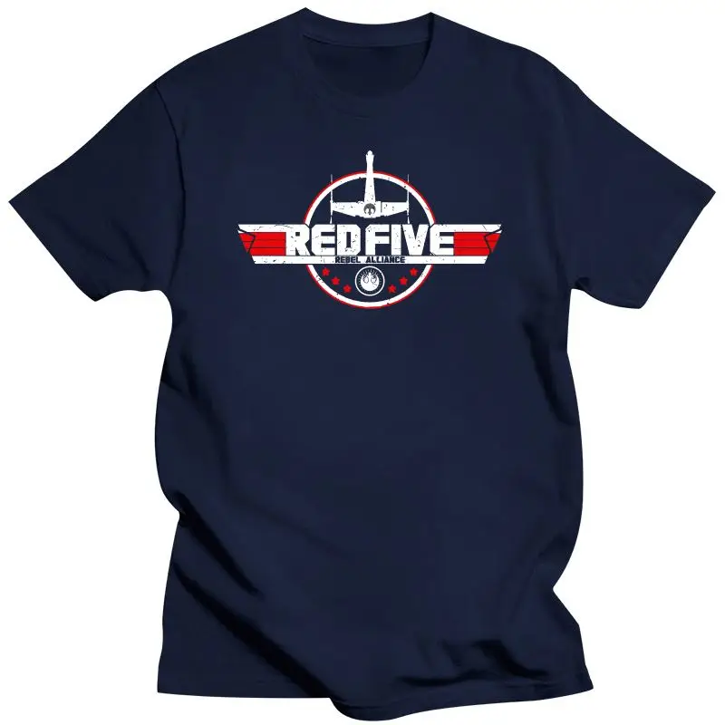 

Mens Clothing Red Five Alliance T-Shirt - Luke Star Skywalker Wars X-Wing Logo T Shirtmen Short Sleeve Hipster Male Tee Shir