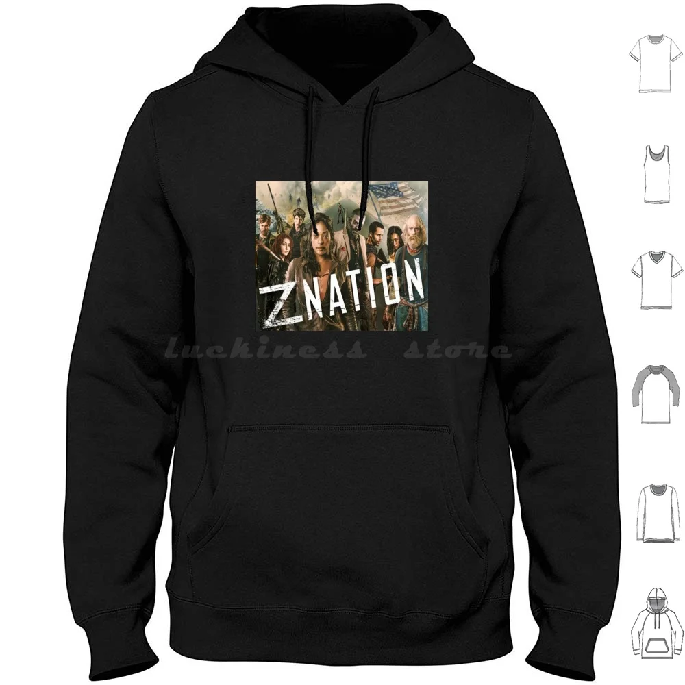 

Z Nation Fanatic Hoodie cotton Long Sleeve Z Nation Z Day Show Tv Show Watch Episode Battle Movie Cast Program Film