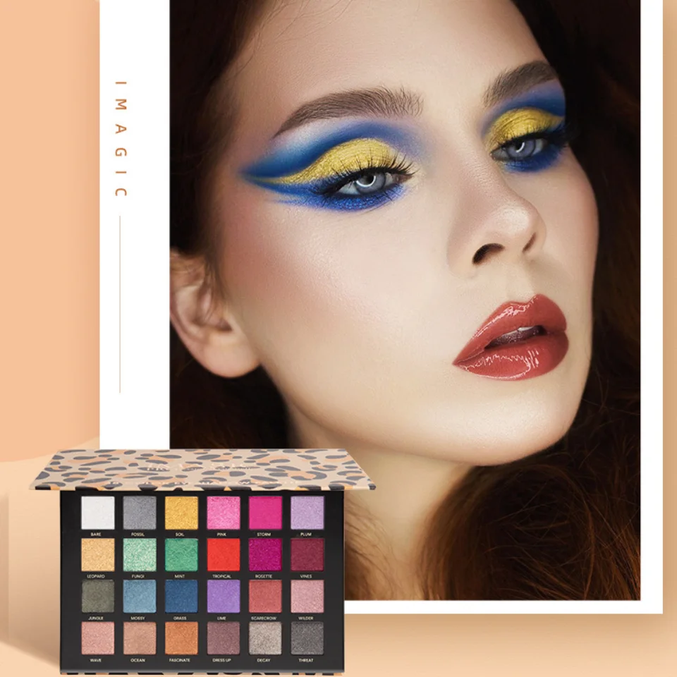 

48 Colors Eyeshadow Makeup Palette IMAGIC Matte Shimmer Colorful Long-lasting Eyeshadow Glitter Smooth Eye Shadow Cosmetics