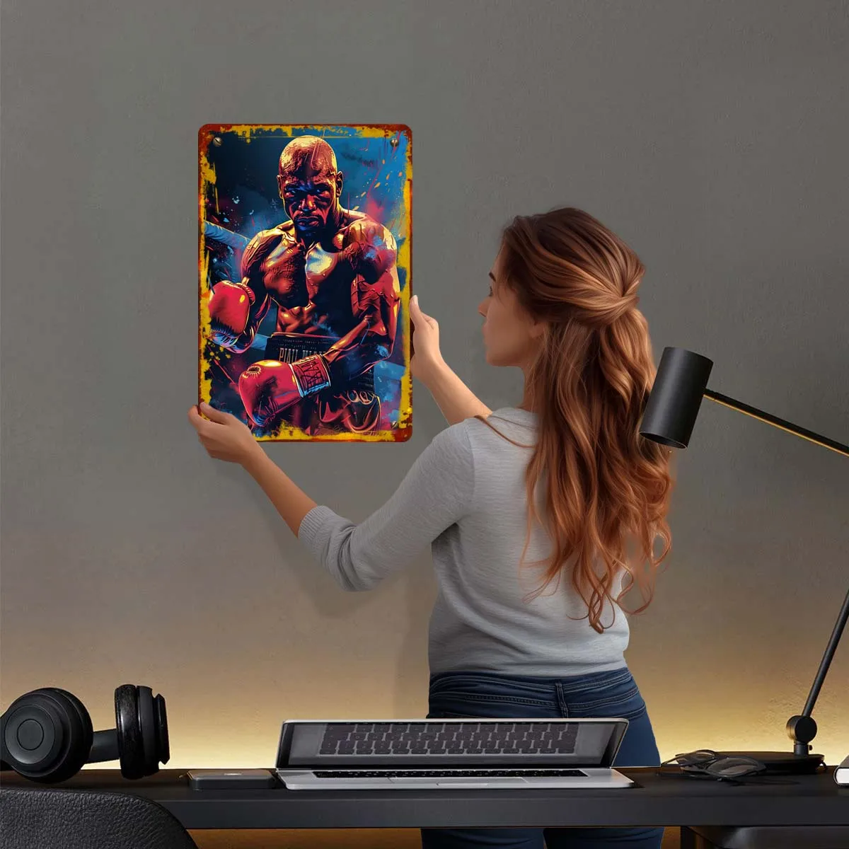 Floyd Mayweather Sports металлический плакат Декор для декора комнаты Эстетические