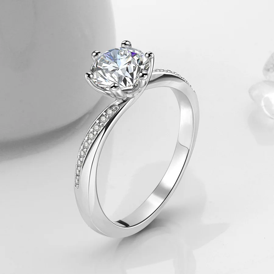 

DIWENFU S925 Серебряное Стерлинговое алмаз кольцо для женщин богемные обручальные кольца ювелирные изделия из драгоценных камней кольцо Anel