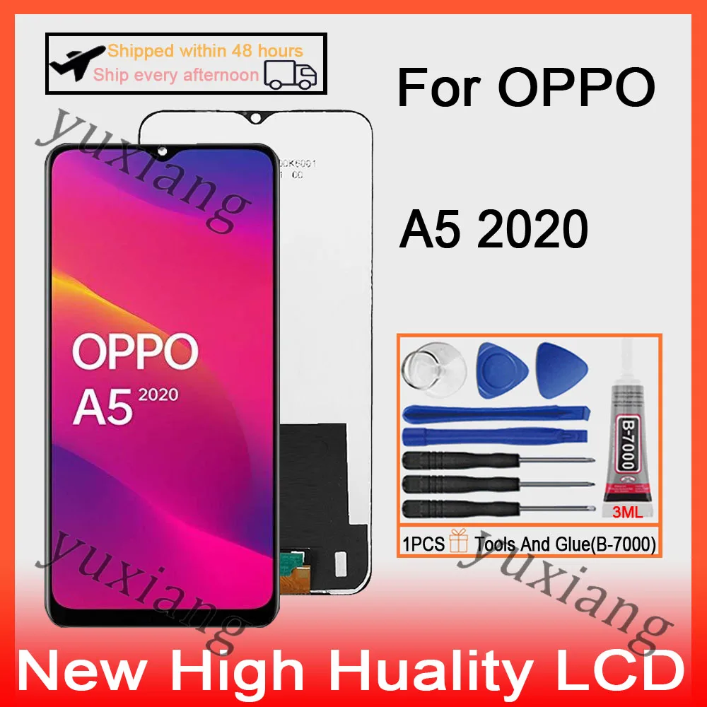 

Оригинальный ЖК-дисплей для OPPO A5 2020, cph830, CPH1959, cphкость, cphнадо использовать в качестве дигитайзера сенсорного экрана, ЖК-дисплей с рамкой для замены