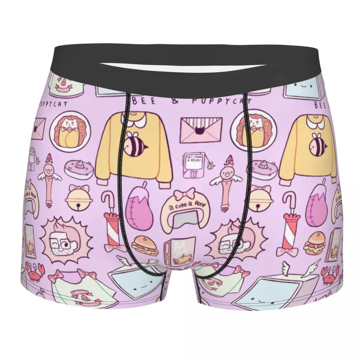 

Bee And Puppycat Items Man Underwear Boxer Briefs Shorts Panties Novelty Soft Underpants for Homme S-XXL