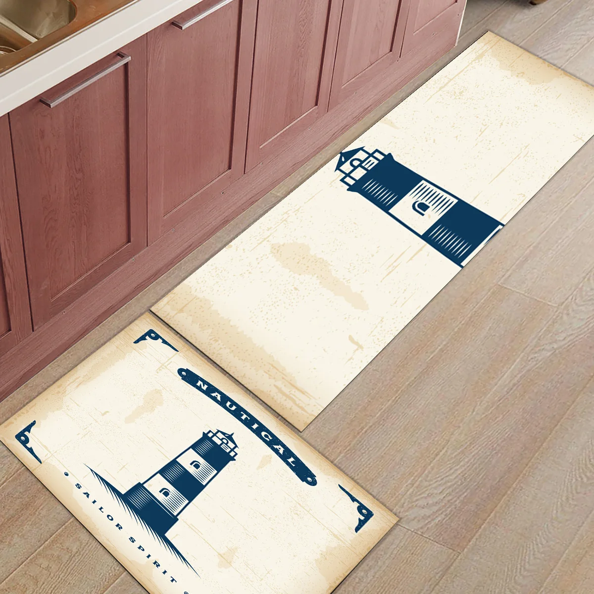 

Lighthouse Retro Letters Floor Mat Rugs for Living Room Mat Bath Mat Entrance Door Kitchen Floor Carpet Rug Long