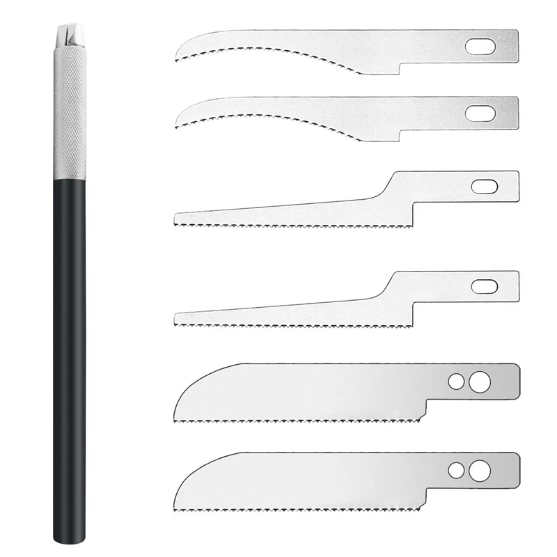 

Mini Handsaw Model Craft Blade Tool Model Tool Hobby Handsaw Kit Razor Set With DIY Craft Blade For Cutting Model Parts