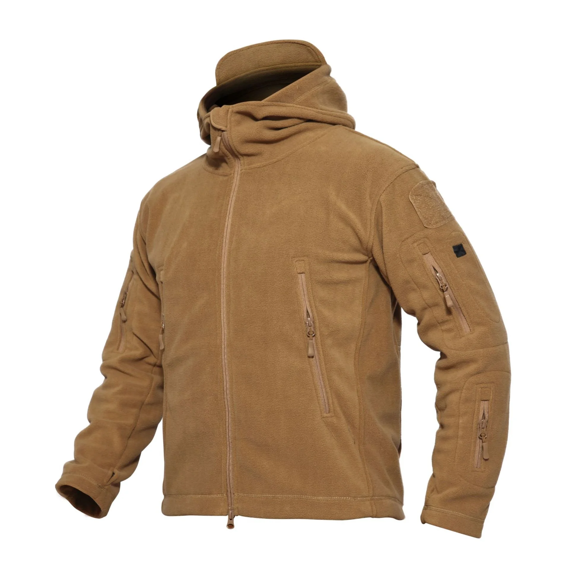 

Military Hunting motion Fleece Warm Men Tactical Jacket Thermal Breathable Hooded men Jacket Coat Outerwear