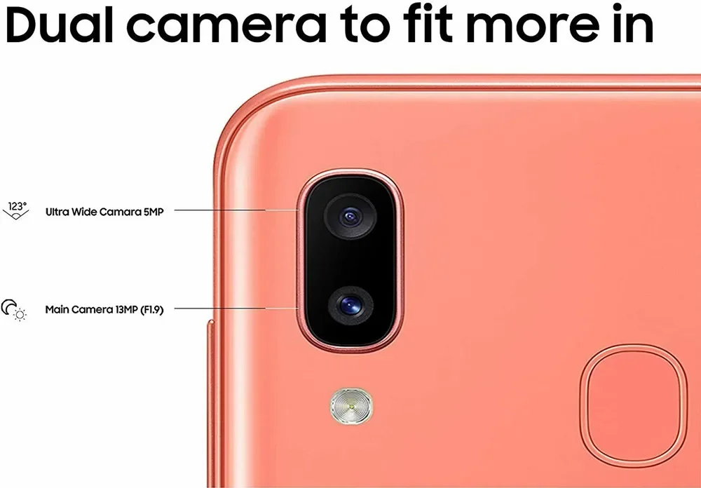 Оригинальный разблокированный смартфон Samsung Galaxy A20e A202F/DS с двумя SIM-картами