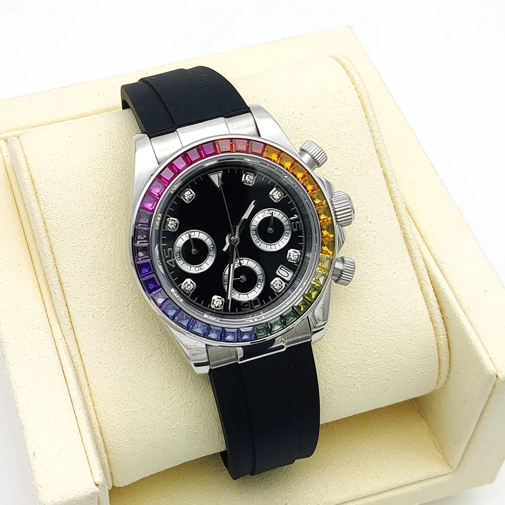 Мужские наручные кварцевые часы VK63 цвет в ассортименте